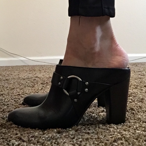 frye flynn harness mule